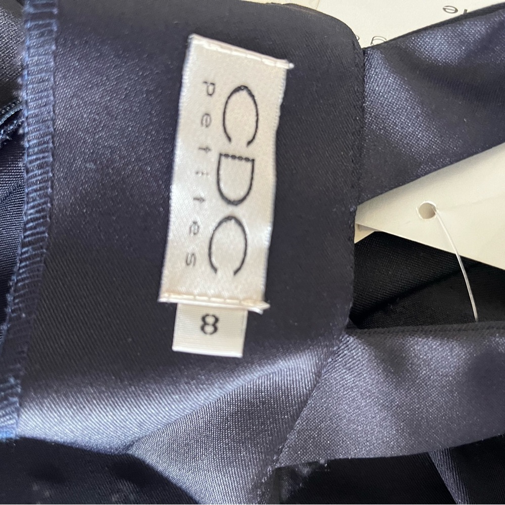 NWT CDC Petites Navy Gown size 8 - Picture 6 of 7